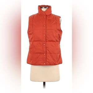 Land’s End Orange Puffer Vest, Size M (10-12) 🧡